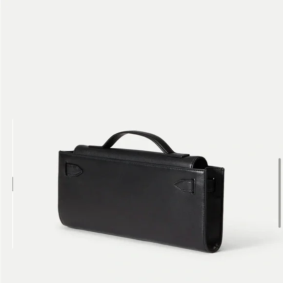 BNWT Veronica Beard Black Dash Clutch - Picture 2 of 9